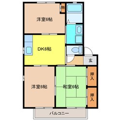 プラザ葵Ⅲの物件間取画像